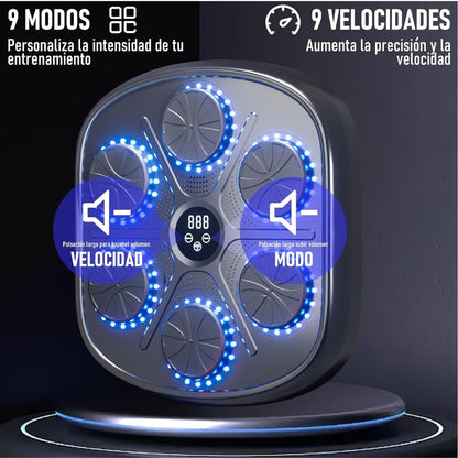 Nexio Máquina de Boxeo Inteligente con Música + Accesorios Gratis