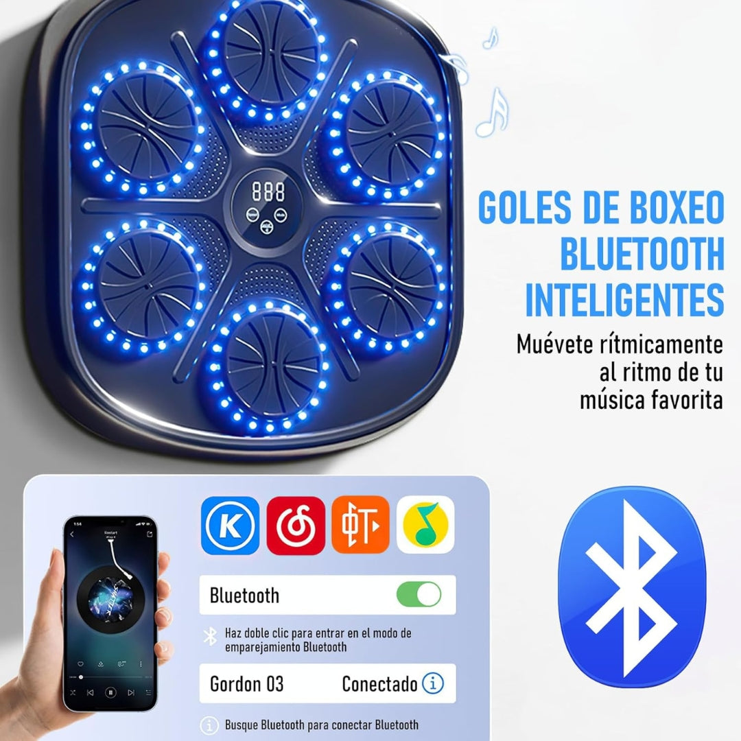 Nexio Máquina de Boxeo Inteligente con Música + Accesorios Gratis