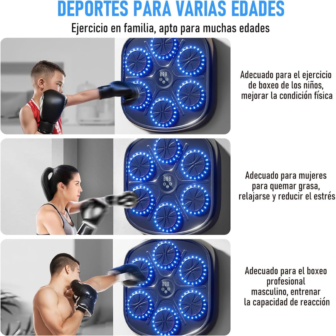 Nexio Máquina de Boxeo Inteligente con Música + Accesorios Gratis